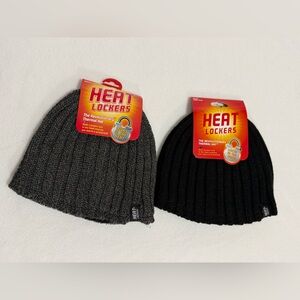 Heat Lockers Set of 2 Adult The Revolutionary Thermal Hat Locks In Heat Beanies